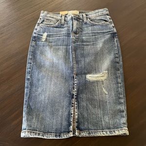 CURRENT/ELLIOT Denim Pencil Skirt | Size 25 *NWT